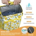 thumbnail image 2 of Travel Cooler Bag - Lemon Camping Beer Cooler Backpack with Bottle Opener- Waterproof Insulated Picnic Backpacks - Cooler Bag for Beach, 2 of 6