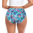 thumbnail image 3 of Womens Underwear Wls And Flowers Cuteness No Show Seamless Underwear for Women, Soft Stretch Women's Panties, Hipster Ladies Panties Bikini Underwear Briefs, 3 of 6