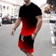 thumbnail image 1 of Camisas de verano Kakina CMSX para hombre, liquidación, conjunto de 2 piezas de camiseta informal de manga corta y pantalones cortos deportivos ajustados., 1 of 5