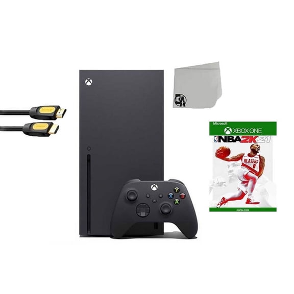Pre-Owned Xbox Series X Video Game Console Black with NBA 2K21 BOLT AXTION ( )