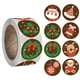 thumbnail image 1 of Paquete De Etiquetas Adhesivas Decorativas De Navidad, 1 Rollo De 500 Pegatinas Para Decorar Fiestas Navideñas, 1 of 7