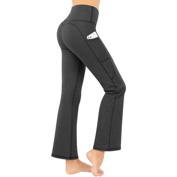 Bootcut Yoga Pants for Women, High Waist Workout Bootleg with