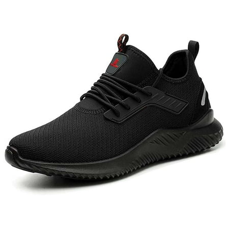 

Furuian Safety Trainers Mens Womens Lightweight Steel Toe Cap Trainers Breathable Comfortable Safety Shoes Puncture Proof Work Sneakers