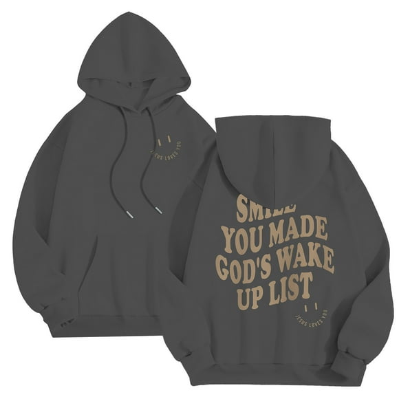 LUOGENLI Hoodies for Men Cotton Men's Casual Hoodies Sweatshirts Loose Fit Pullover Streetwear Graphic Print Autumn Winter Comfortable Hoodies for Men Carhartt Dark Blue Dark Gray Size XL
