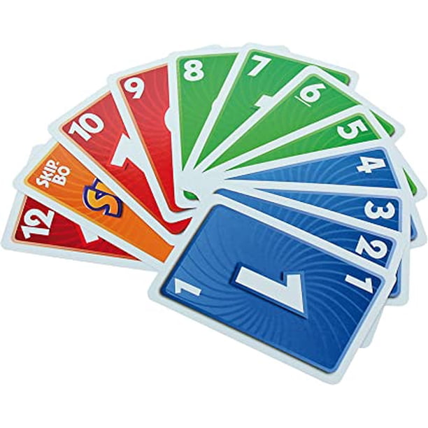 Juego Cartas Uno Skip Bo Card Juego Familiar Mattel | Meses Sin Interés