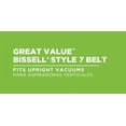 thumbnail image 2 of Great Value Bissell Replacements Vacuum Style 7 Belt, Rubber 2350 (2 Pack), 2 of 5