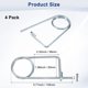 thumbnail image 3 of Uxcell 4-Pack Pin de Seguridad de Chaveta en Forma de Broche, Pines de Acero de Resorte M5x59mm, Sujetadores de Broche de Bloqueo Rápido, Clips Retenedores Pesados, 3 of 7