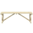 thumbnail image 4 of vidaXL Patio Bench 45.3" Solid Wood Fir, 4 of 8