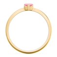 thumbnail image 4 of Heart Birthstone Ring - Pink Tourmaline (October), 4 of 6