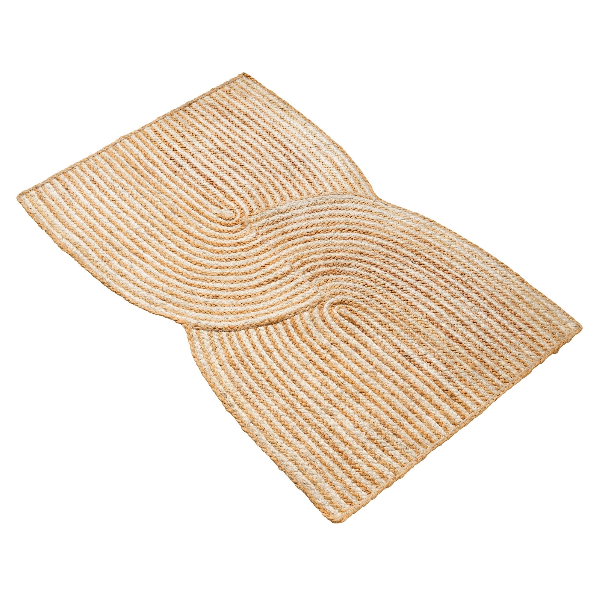 Beautiful Natural Braided Jute Indoor Scatter Rug by Drew Barrymore