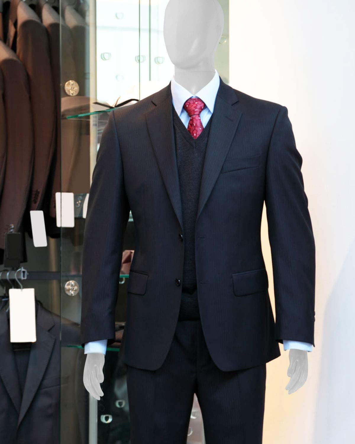 FDW 73 inch Adjustable Male Mannequin with Stable Base Stand, Perfect for Display