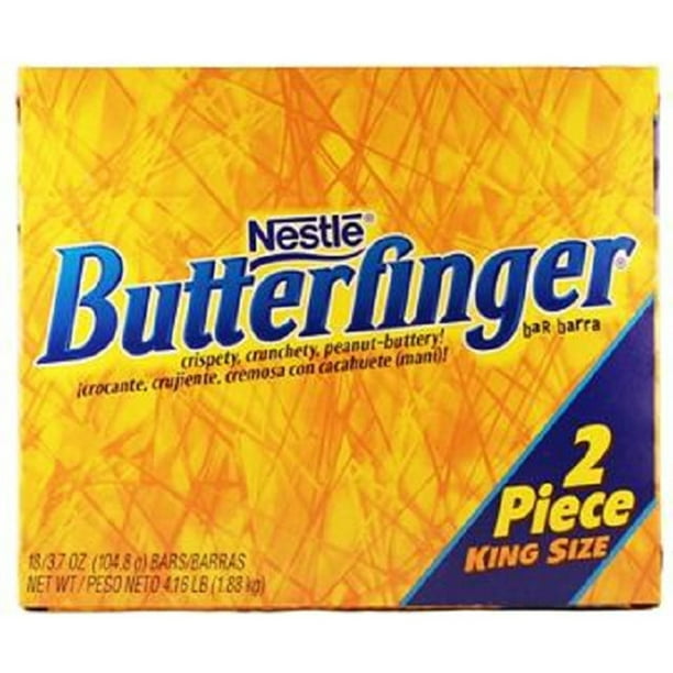 Nestle Butterfinger King Size Candy Bar 18 Count 3.7 oz