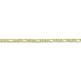 thumbnail image 3 of 10K Yellow Gold 2.75mm Flat Figaro Chain 30 Inch, 3 of 6