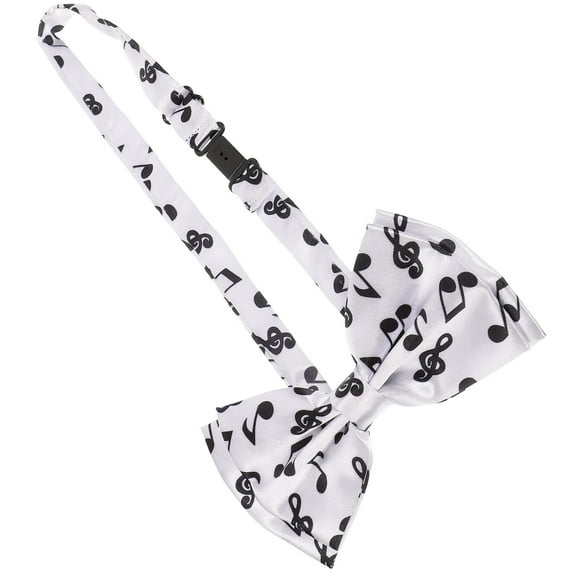 LULULION 1Set Mens Pre Tied Bow Tie Music Notes Simple and Elegant Design for Ceremonies