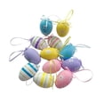 thumbnail image 3 of 12 piezas de huevos de Pascua colgantes para niños, regalos, juguetes, manualidades, huevos de pájaro artificiales para Estilo A, 3 of 9