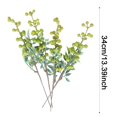 thumbnail image 3 of 5-Pack 13.39-Inch Green Artificial Berry Branches, Faux Green Berry Stems for Wedding Bouquets, Farmhouse Vases, Wreaths, Table Centerpieces, Home Decor and DIY Floral Arrangements, 3 of 7