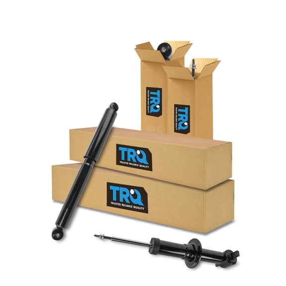 TRQ Front Rear Shock Absorber LH RH Kit Set 4pc for Silverado Sierra 1500 New SBA60427 Fits select: 2007-2013 CHEVROLET SILVERADO, 2008-2013 GMC SIERRA
