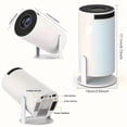thumbnail image 3 of New HY300Pro Upgraded Projector | Native 720P with 4K Support, Android 13.0, 160 Lumens | 110V/220V Compatible for Home & Office, 3 of 14