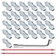 thumbnail image 1 of 25 Conectores de Cuerda de Polietileno M5 de Alta Resistencia, de Acero Galvanizado con Cables Conductores de Cobre y Silicona., 1 of 5