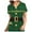 Army Green, variant on Lolmot Scrubs Women St Patricks Day Shirt Comfortable Easy Fit Lightweight Durable Soft Stretch Nursing Working Uniform Short Sleeve V Neck T Shirt Irish Holiday Tops with Pockets