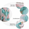 thumbnail image 5 of Abstract Teal Shower Curtain Set ，Waterproof Fabric Shower Curtains Pink Fluid Art Marble Stone Texture Modern Shower Curtains for Bathroom,Bathroom Decor 36"x72", 5 of 6
