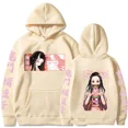 thumbnail image 1 of Sudadera con capucha de Anime japonés Demon Slayer para mujer, suéter con estampado de Kamado Nezuko, ropa de calle cálida de talla grande, Harajuku, otoño, 1 of 1
