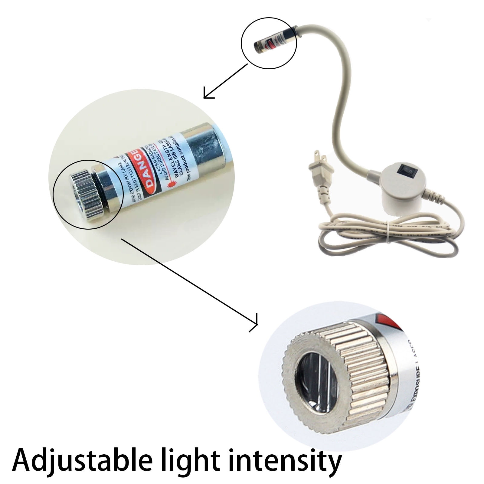 Laser Vision Guide，Sewing Machine Quilting Light , for Sewing Machine，Dot , Straight Line , Crosshair，for Precise Stitching