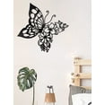 thumbnail image 1 of BUTORY Mariposa Metal Wall Art Colgante Wall Decoración para Casa de Campo Moderna Rústica Sala de Estar Baño Interior Exterior Decoración, 1 of 8