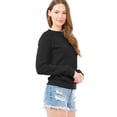 thumbnail image 3 of Made by Olivia Women's Basic Soft & Comfortable Pullover Fleece Crewneck Sweatshirt, 3 of 5