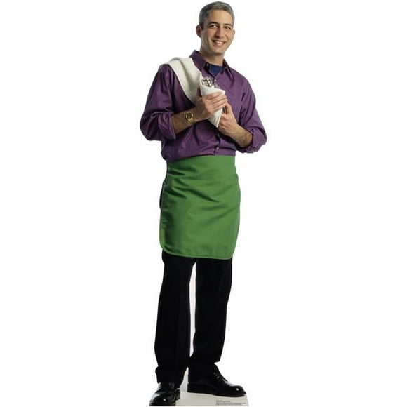 Advanced Graphics 1958 70 x 22 in. Green Apron Bartender Cardboard Standup