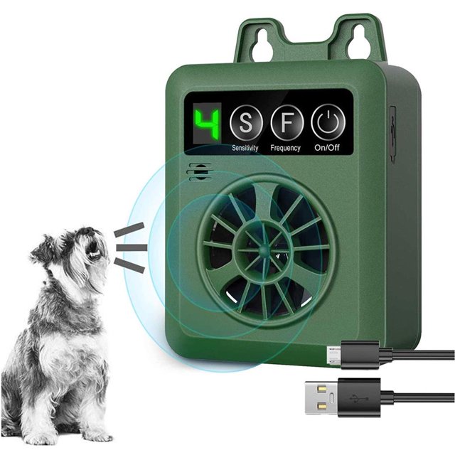 maskred Anti Barking Device Stop Barking Device with 4 Sensitivity Adjustable Levels USB Rechargeable Dog Bark Control