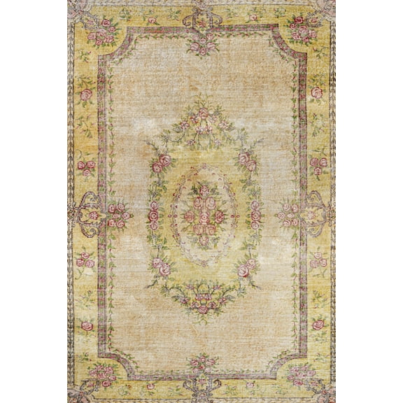 Green Oriental Area Rugs for Living Room Washable Rugs Boho Moroccan Area Rug Soft Neutral Geometric Bohemian Carpet Distressed Indoor Rug for Bedroom Dining Room Office Foldable Nonslip Rug
