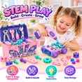 thumbnail image 3 of JoyStone 168PCS Kids Tool Set with Electric Drill, DIY Construction Building Kit with Storage Toolbox, STEM Building Toy, Birthday Gift for Girls Ages 3+, Pink, 3 of 14