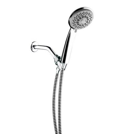 Modern 3 Function Shower Head with Massager & Holder