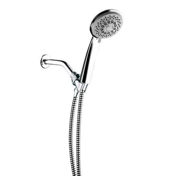 Modern 3 Function Shower Head with Massager & Holder
