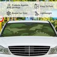 thumbnail image 5 of Car Windshield Sunshade Blocks Sun Visor Protector Dinosaur Army Camouflage Foldable Sun Shield For Vehicle Car Truck SUV Van 51x27.5 inches Keep Vehicle Cool, 5 of 6