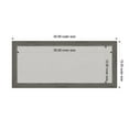 thumbnail image 4 of Amanti Art Grey Cork Board Wood Framed Regis Barnwood Grey Narrow Bulletin Board 33 in. x 15 in., 4 of 7