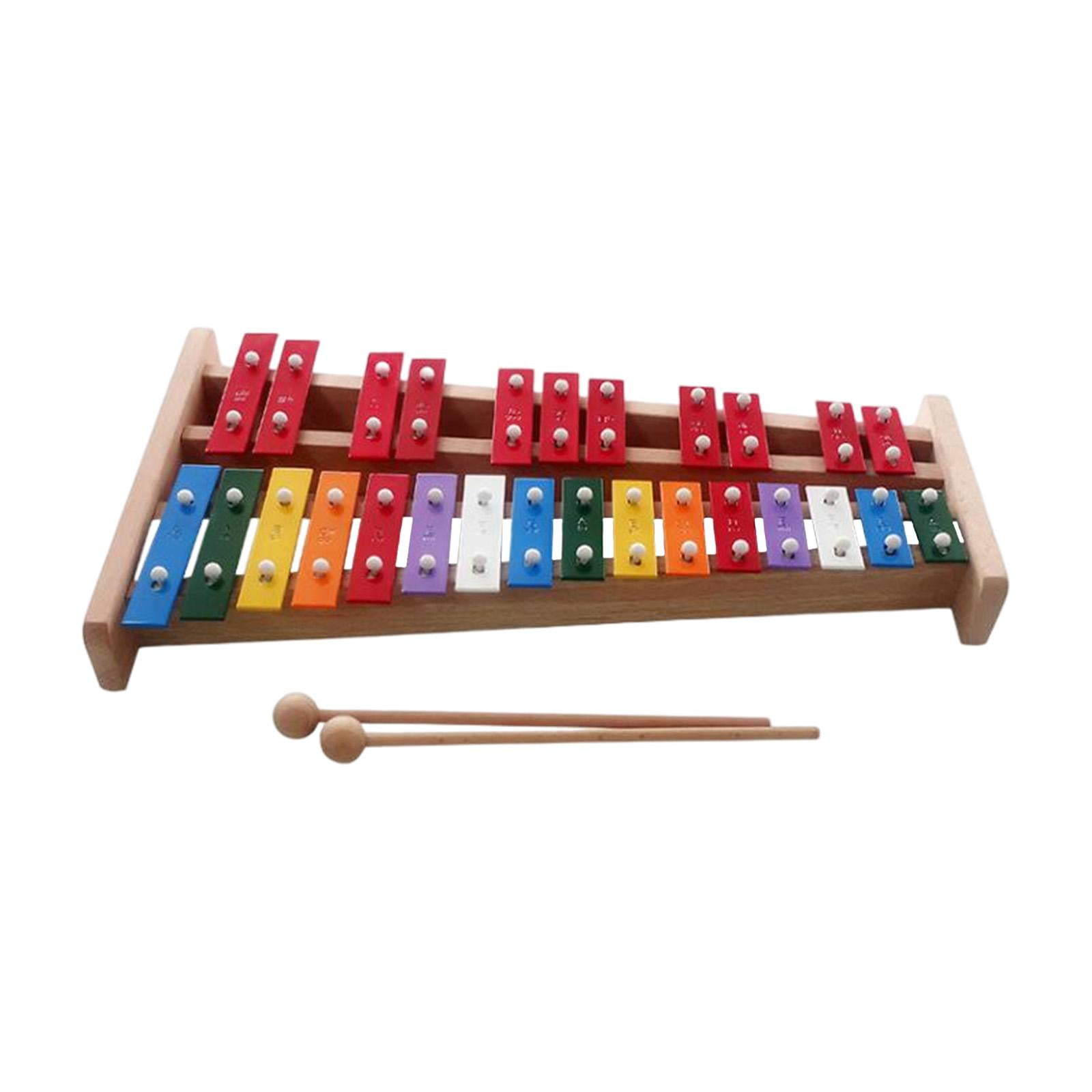  MARMERDO 20 Tone Aluminum Piano Xylophone Baby Instruments  Glockenspiel Guitar for Kids Ages 9-12 Toys for Kids Kid Piano Adult Toy  Toddler Music Toys Piano for Kids Wooden Hand Knock Child 