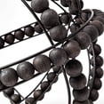 thumbnail image 6 of Pemberly Row Mid-Century Decorative Metal and Wood Bead Decorative Orb, 6 of 8