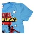 thumbnail image 2 of Playera Marvel Niño 3X Super Heroes Azul, 2 of 3