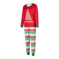 thumbnail image 3 of DuAnyozu Christmas Family Matching Pajamas PJs Set Dad Mum Kids Baby Xmas Sleepwear, 3 of 9