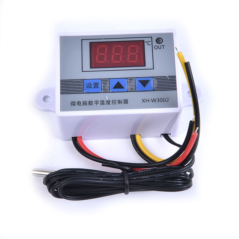 W3002 AC 110-220V LED Temperature Controller Digital Thermostat with Transformer 