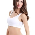thumbnail image 2 of Sujetador deportivo cómodo sin costuras para mujer con almohadillas extraíbles - 3 piezas, 2 of 5