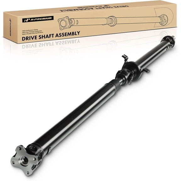 A-Premium Rear Complete Drive Shaft Prop Shaft Driveshaft Assembly Compatible with Ford F-150 2011 2012 2013 2014 V6 3.5L Crew Cab Pickup, 4WD Automatic Transmission, Replace# BL3Z4R602D, DL3Z4R602AL