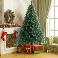 thumbnail image 3 of Yardi Yarda 6FT Artificial Christmas Tree Snow Flocked, Holiday Christmas Decorations Fake Xmas Tree, Green, 3 of 15