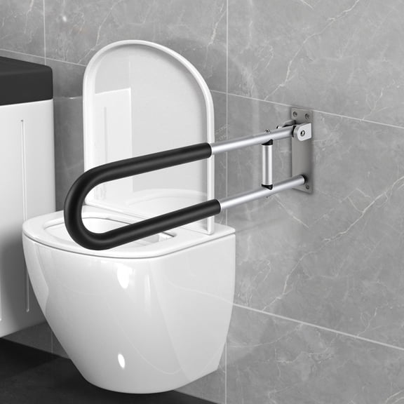 Folding Handicap Grab Bars Rails Toilet Handrails Bathroom Safety Support Rail