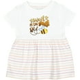 thumbnail image 3 of Inktastic Sweet As Can Bee Cute Bee Pun Girls Baby Dress, 3 of 5