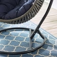 thumbnail image 5 of Modway Garner Teardrop Outdoor Patio Swing Chair with Stand in Gray/Navy, 5 of 6