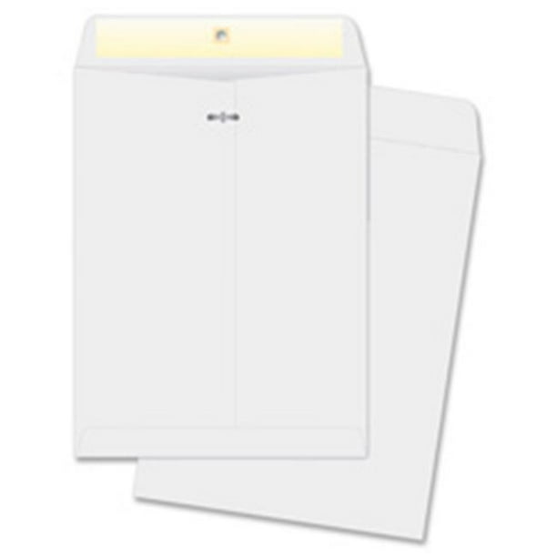 Business Source BSN04423 Enveloppes de Fermoir 10 Po x 13 Po- 100-BX- Blanc