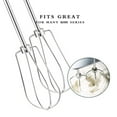 thumbnail image 4 of Set of 2 Electric Mixer Heads Handheld Beater Heads Stainless Steel Mixer Accessories Beater Part, 4 of 8